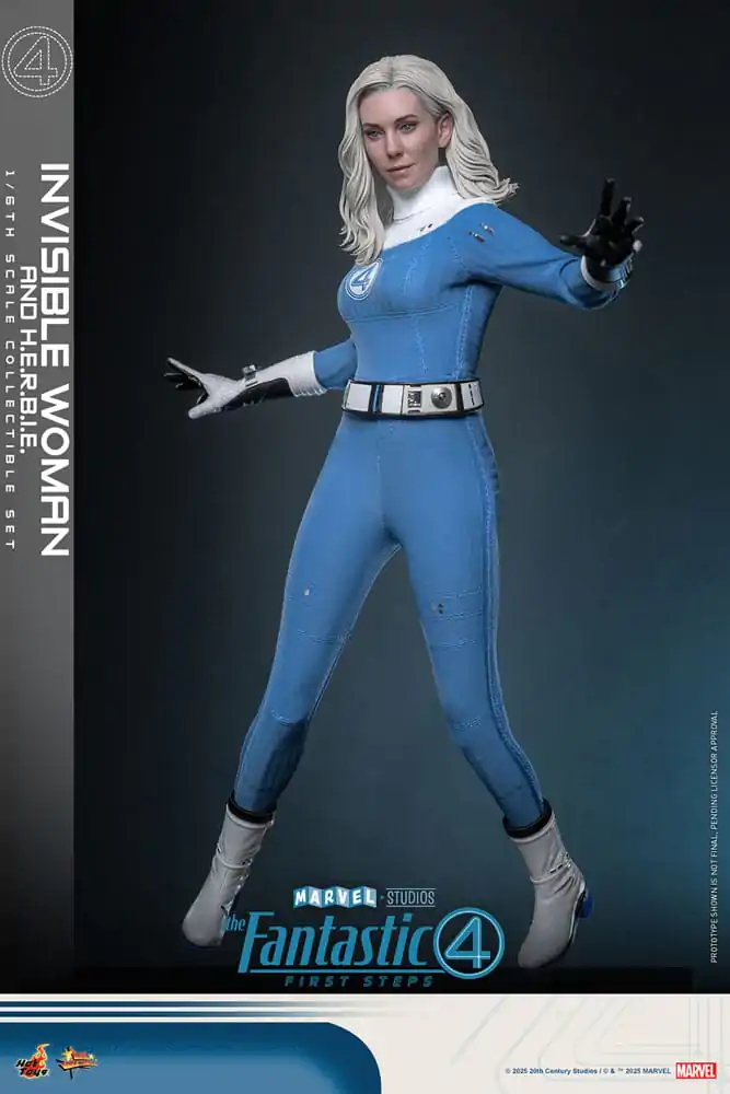 The Fantastic Four: First Steps Movie Masterpiece Action Figure 2-Pack 1/6 Invisible Woman & H.E.R.B.I.E. 28 cm product photo