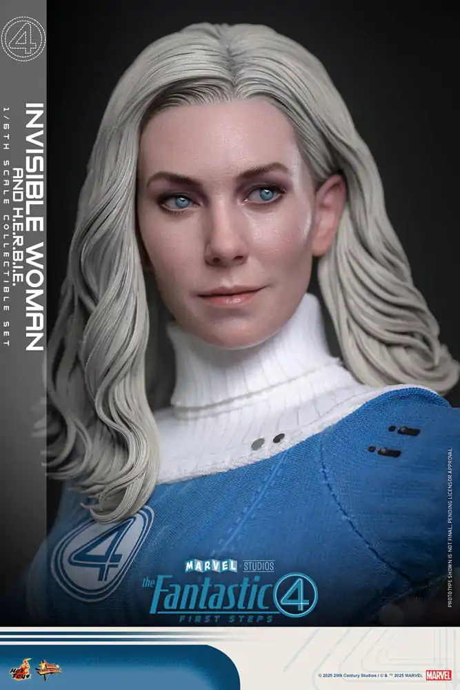 The Fantastic Four: First Steps Movie Masterpiece Action Figure 2-Pack 1/6 Invisible Woman & H.E.R.B.I.E. 28 cm product photo