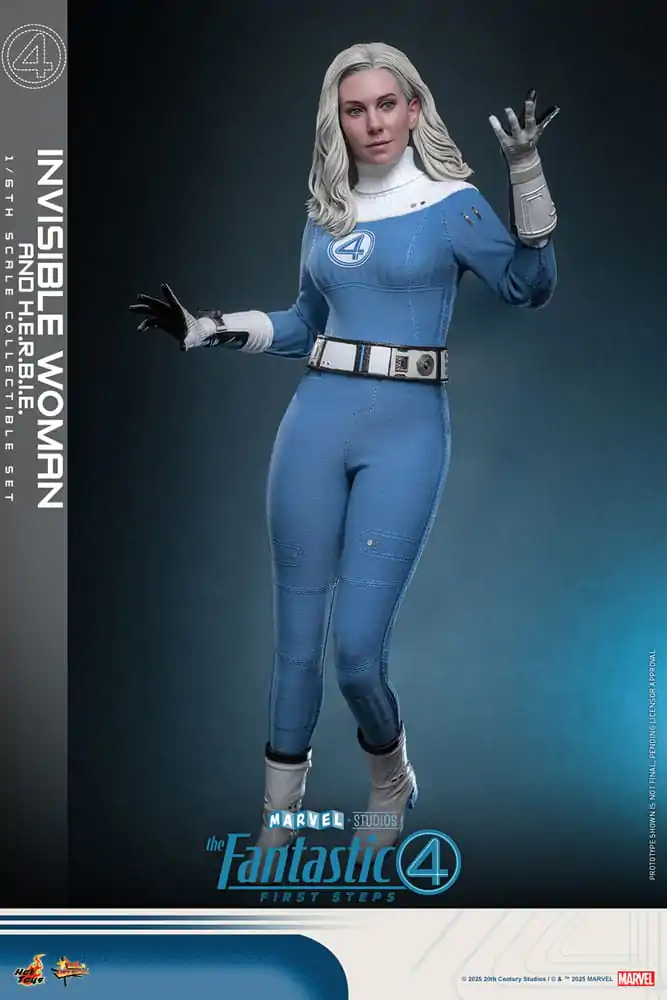 The Fantastic Four: First Steps Movie Masterpiece Action Figure 2-Pack 1/6 Invisible Woman & H.E.R.B.I.E. 28 cm product photo
