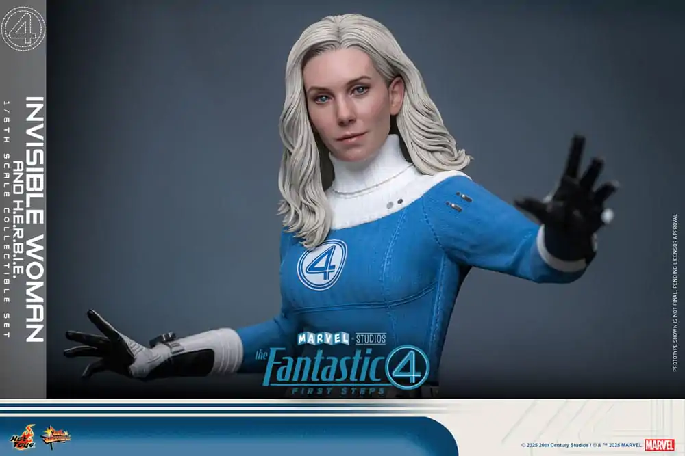 The Fantastic Four: First Steps Movie Masterpiece Action Figure 2-Pack 1/6 Invisible Woman & H.E.R.B.I.E. 28 cm product photo