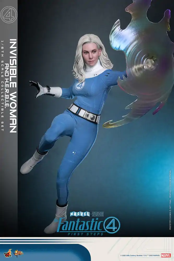 The Fantastic Four: First Steps Movie Masterpiece Action Figure 2-Pack 1/6 Invisible Woman & H.E.R.B.I.E. 28 cm product photo