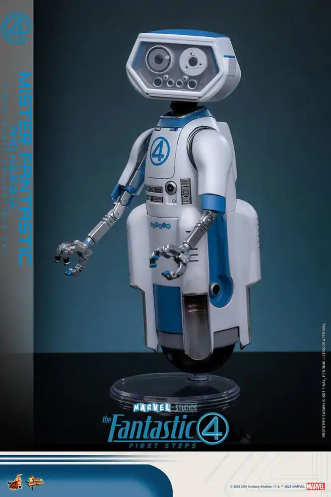 The Fantastic Four: First Steps Movie Masterpiece Action Figure 2-Pack 1/6 Mister Fantastic & H.E.R.B.I.E. 30 cm product photo