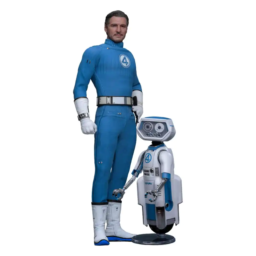The Fantastic Four: First Steps Movie Masterpiece Action Figure 2-Pack 1/6 Mister Fantastic & H.E.R.B.I.E. 30 cm product photo