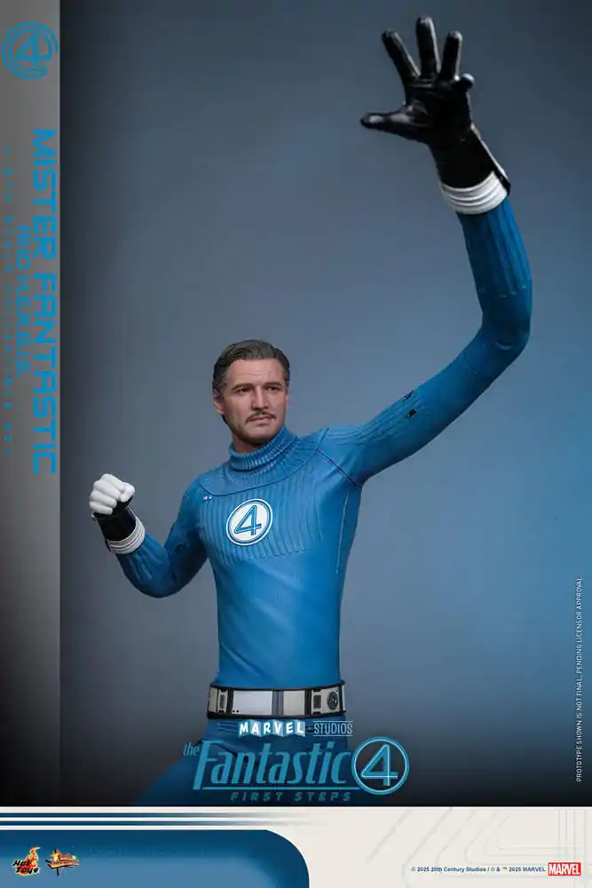 The Fantastic Four: First Steps Movie Masterpiece Action Figure 2-Pack 1/6 Mister Fantastic & H.E.R.B.I.E. 30 cm product photo