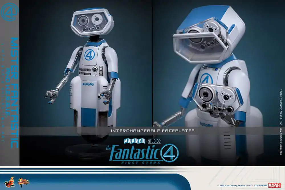 The Fantastic Four: First Steps Movie Masterpiece Action Figure 2-Pack 1/6 Mister Fantastic & H.E.R.B.I.E. 30 cm product photo