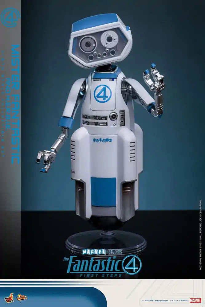 The Fantastic Four: First Steps Movie Masterpiece Action Figure 2-Pack 1/6 Mister Fantastic & H.E.R.B.I.E. 30 cm product photo