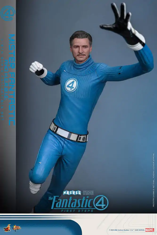 The Fantastic Four: First Steps Movie Masterpiece Action Figure 2-Pack 1/6 Mister Fantastic & H.E.R.B.I.E. 30 cm product photo