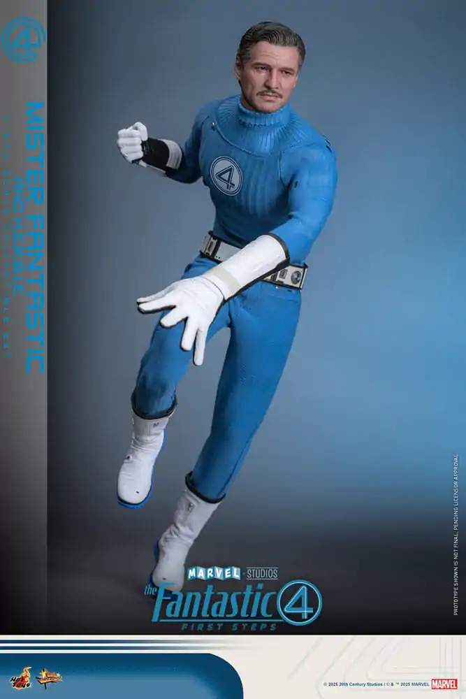 The Fantastic Four: First Steps Movie Masterpiece Action Figure 2-Pack 1/6 Mister Fantastic & H.E.R.B.I.E. 30 cm product photo