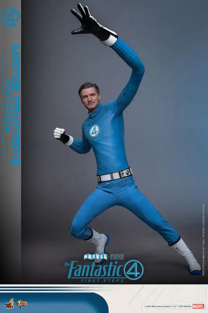 The Fantastic Four: First Steps Movie Masterpiece Action Figure 2-Pack 1/6 Mister Fantastic & H.E.R.B.I.E. 30 cm product photo