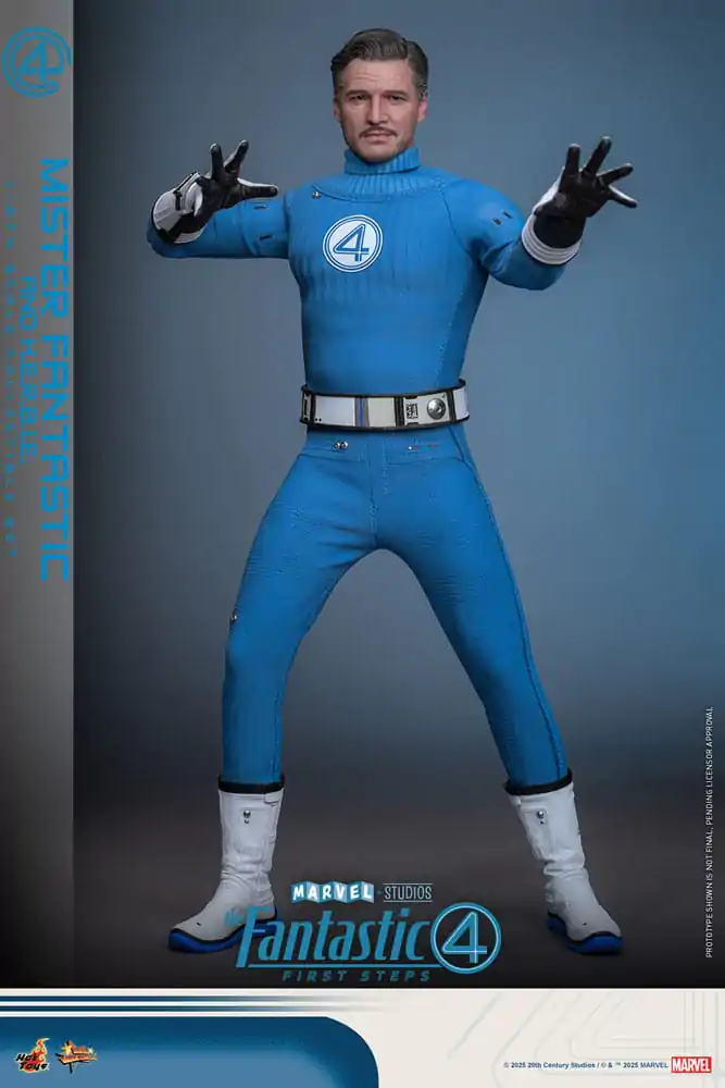 The Fantastic Four: First Steps Movie Masterpiece Action Figure 2-Pack 1/6 Mister Fantastic & H.E.R.B.I.E. 30 cm product photo