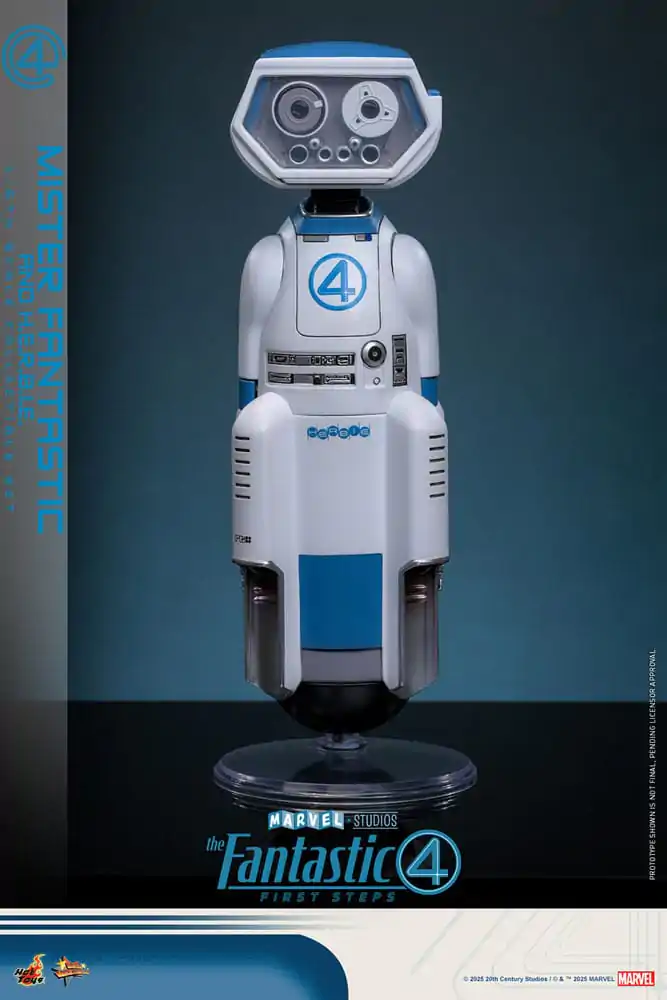The Fantastic Four: First Steps Movie Masterpiece Action Figure 2-Pack 1/6 Mister Fantastic & H.E.R.B.I.E. 30 cm product photo