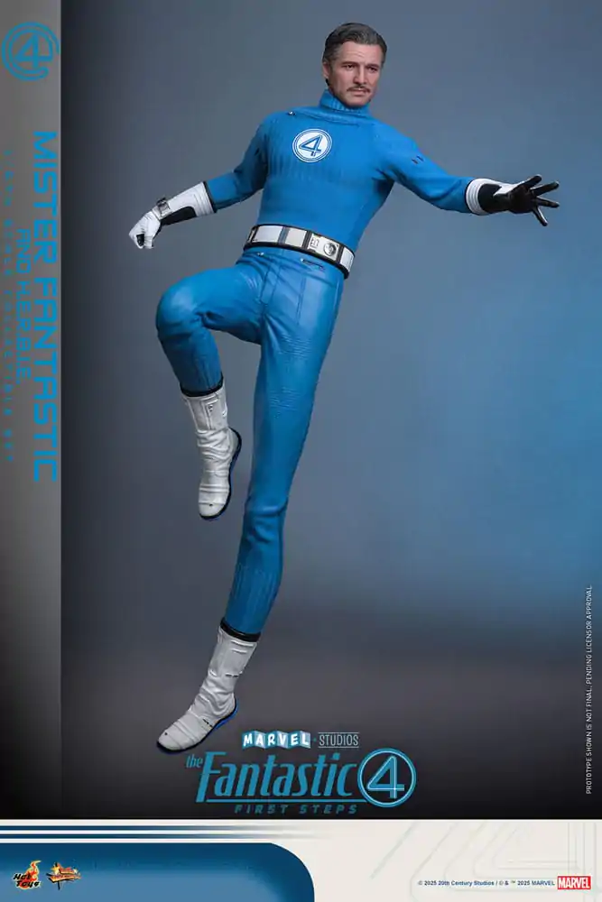 The Fantastic Four: First Steps Movie Masterpiece Action Figure 2-Pack 1/6 Mister Fantastic & H.E.R.B.I.E. 30 cm product photo