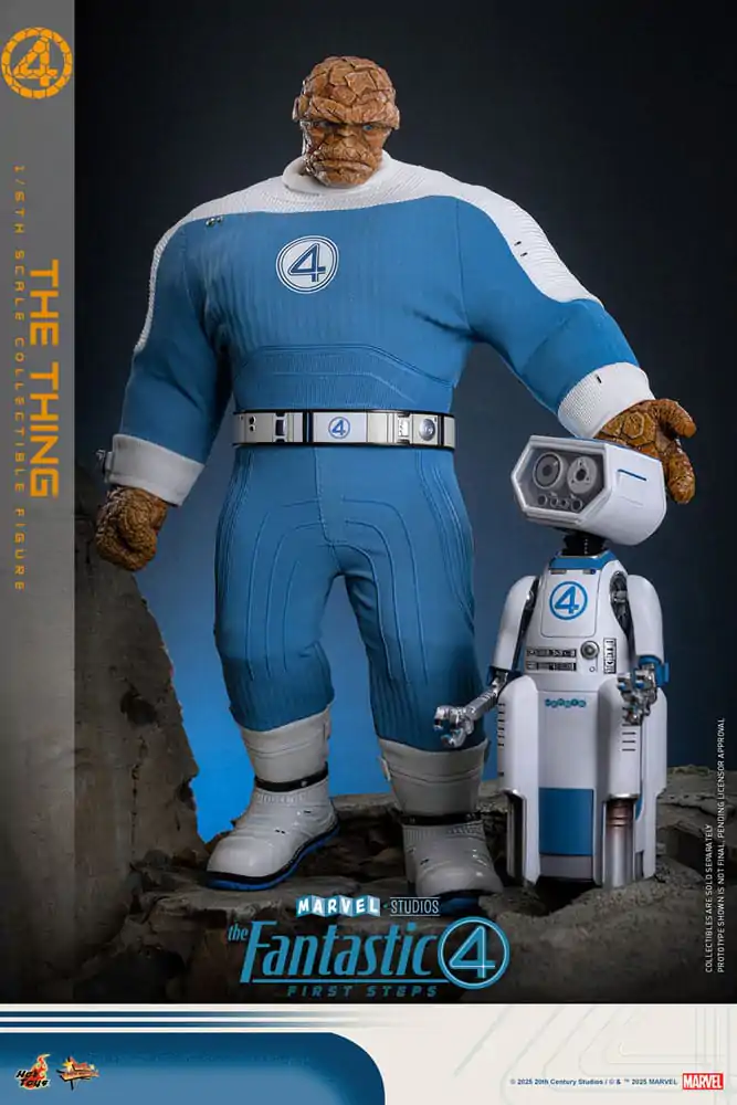 The Fantastic Four: First Steps Movie Masterpiece Action Figure 1/6 The Thing 31 cm product photo