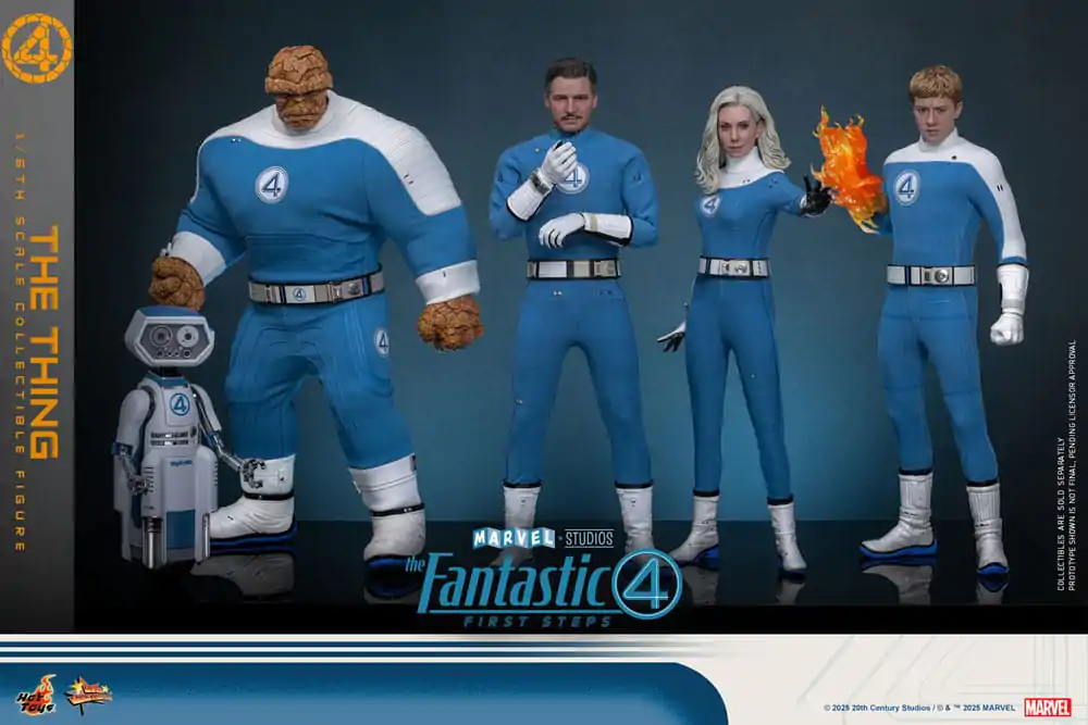 The Fantastic Four: First Steps Movie Masterpiece Action Figure 1/6 The Thing 31 cm product photo