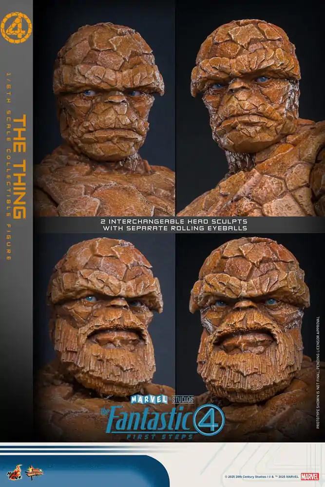 The Fantastic Four: First Steps Movie Masterpiece Action Figure 1/6 The Thing 31 cm product photo