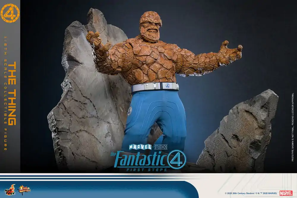 The Fantastic Four: First Steps Movie Masterpiece Action Figure 1/6 The Thing 31 cm product photo