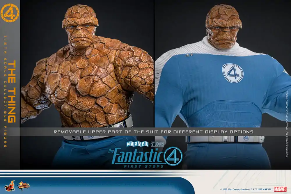 The Fantastic Four: First Steps Movie Masterpiece Action Figure 1/6 The Thing 31 cm product photo