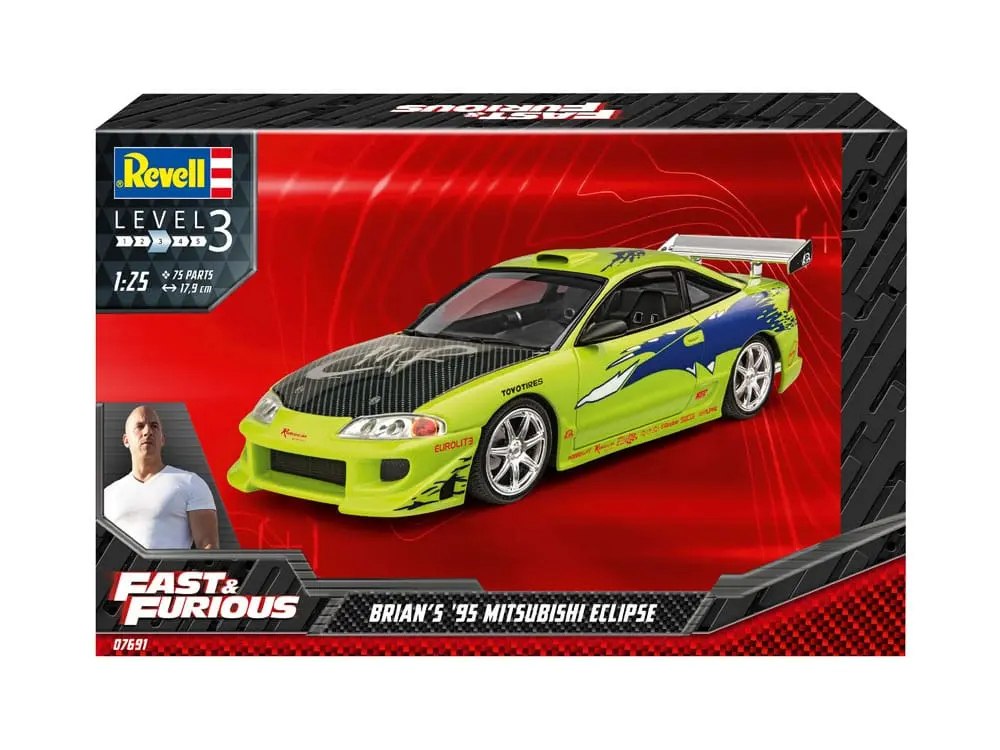 The Fast &amp; Furious Model Kit Brian's 1995 Mitsubishi Eclipse product photo