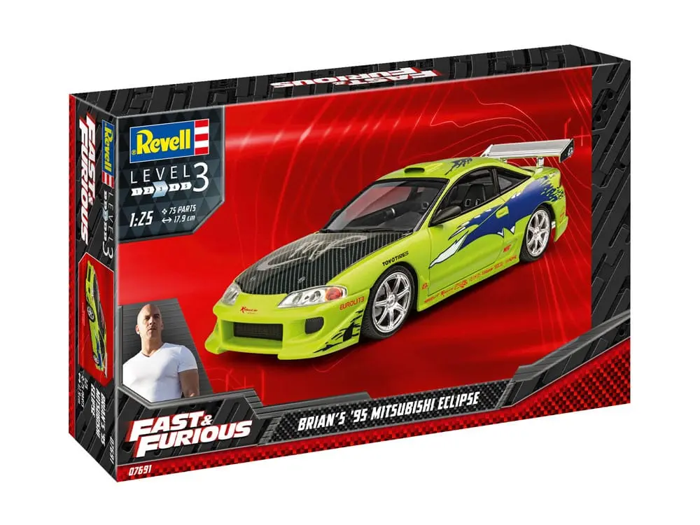 The Fast &amp; Furious Model Kit Brian's 1995 Mitsubishi Eclipse product photo