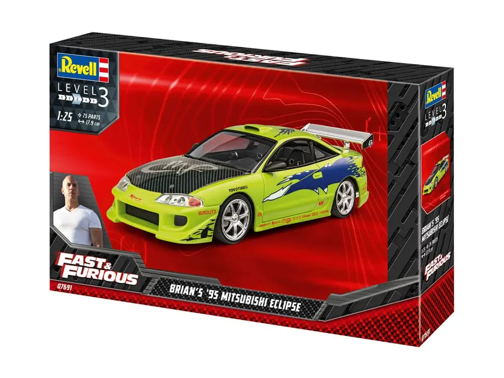 The Fast &amp; Furious Model Kit Brian's 1995 Mitsubishi Eclipse product photo