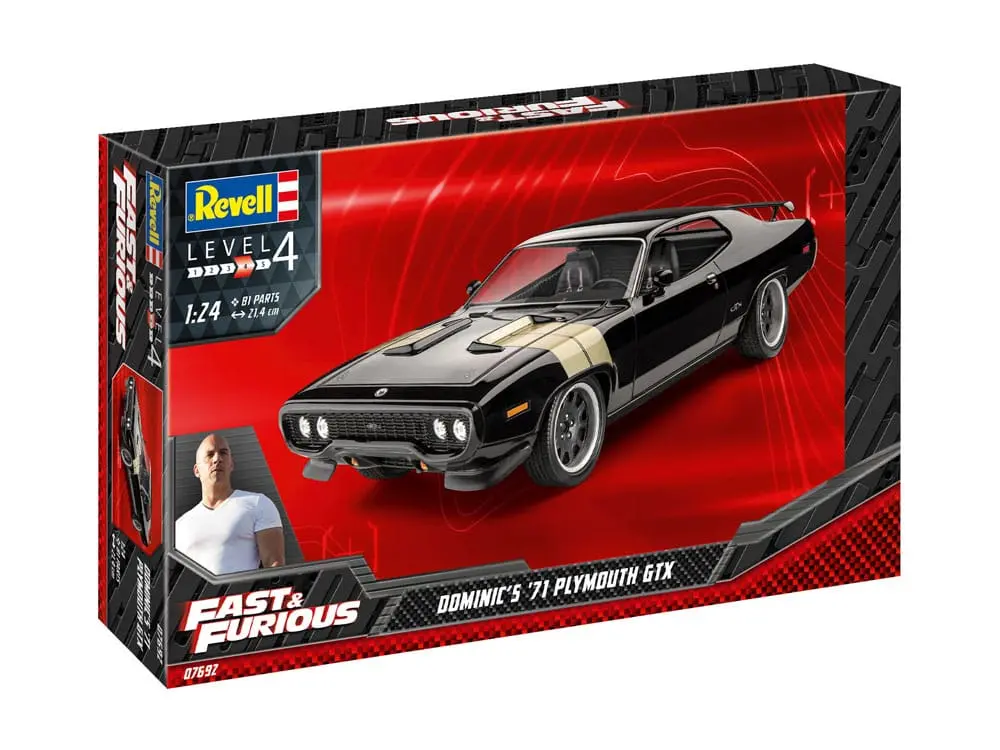 The Fast &amp; Furious Model Kit Dominic's 1971 Plymouth GTX product photo