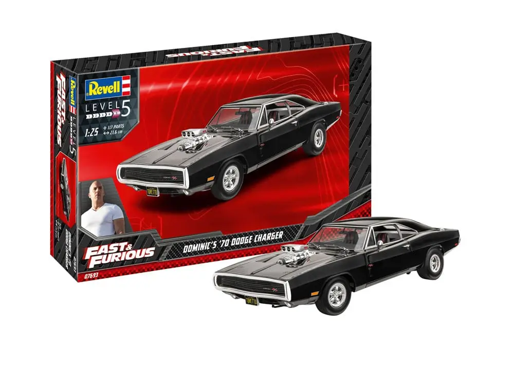 The Fast & Furious Model Kit Dominics 1970 Dodge Charger termékfotó