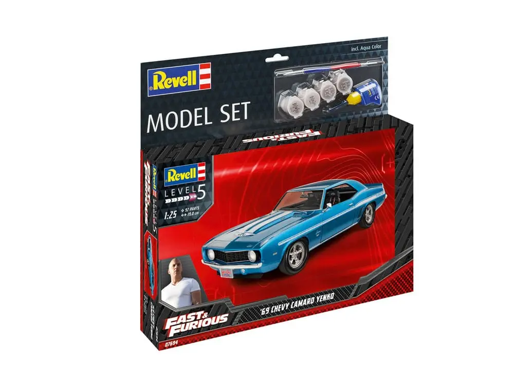 The Fast &amp; Furious Model Kit with basic accessories 1969 Chevy Camaro Yenko product photo