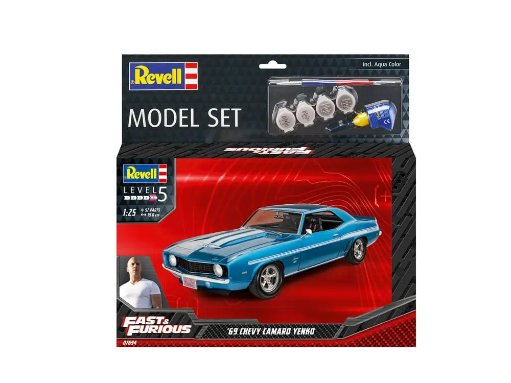 The Fast &amp; Furious Model Kit with basic accessories 1969 Chevy Camaro Yenko product photo