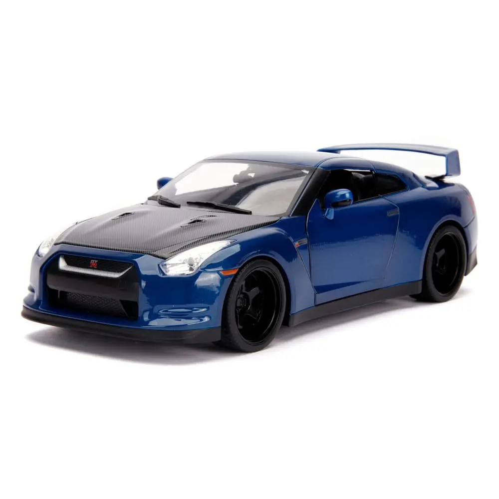 The Fast and Furious Diecast Model Hollywood Rides 1/18 2009 Nissan Skyline GT-R R35 with Brian Figur product photo