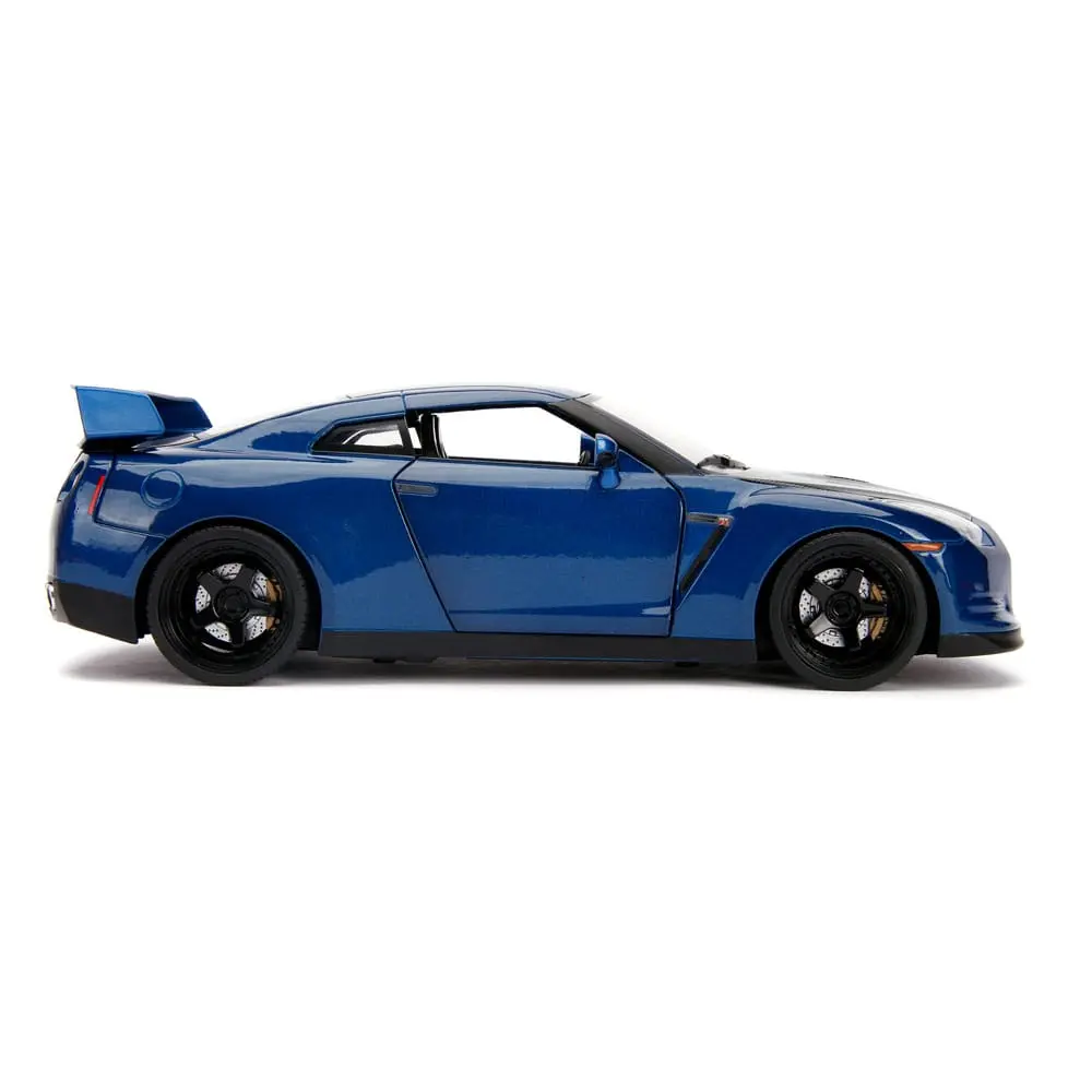 The Fast and Furious Diecast Model Hollywood Rides 1/18 2009 Nissan Skyline GT-R R35 with Brian Figur product photo