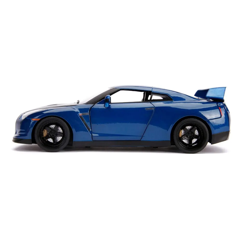 The Fast and Furious Diecast Model Hollywood Rides 1/18 2009 Nissan Skyline GT-R R35 with Brian Figur product photo
