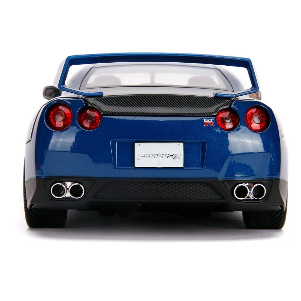 The Fast and Furious Diecast Model Hollywood Rides 1/18 2009 Nissan Skyline GT-R R35 with Brian Figur product photo