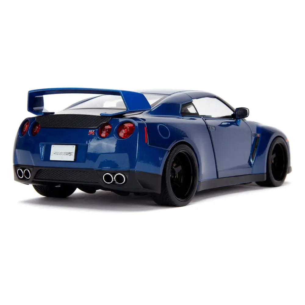 The Fast and Furious Diecast Model Hollywood Rides 1/18 2009 Nissan Skyline GT-R R35 with Brian Figur product photo