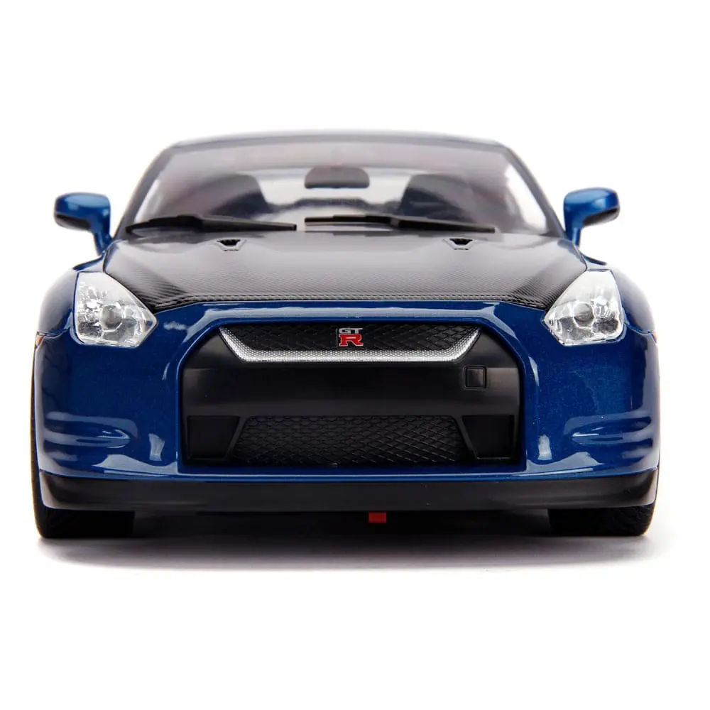 The Fast and Furious Diecast Model Hollywood Rides 1/18 2009 Nissan Skyline GT-R R35 with Brian Figur product photo