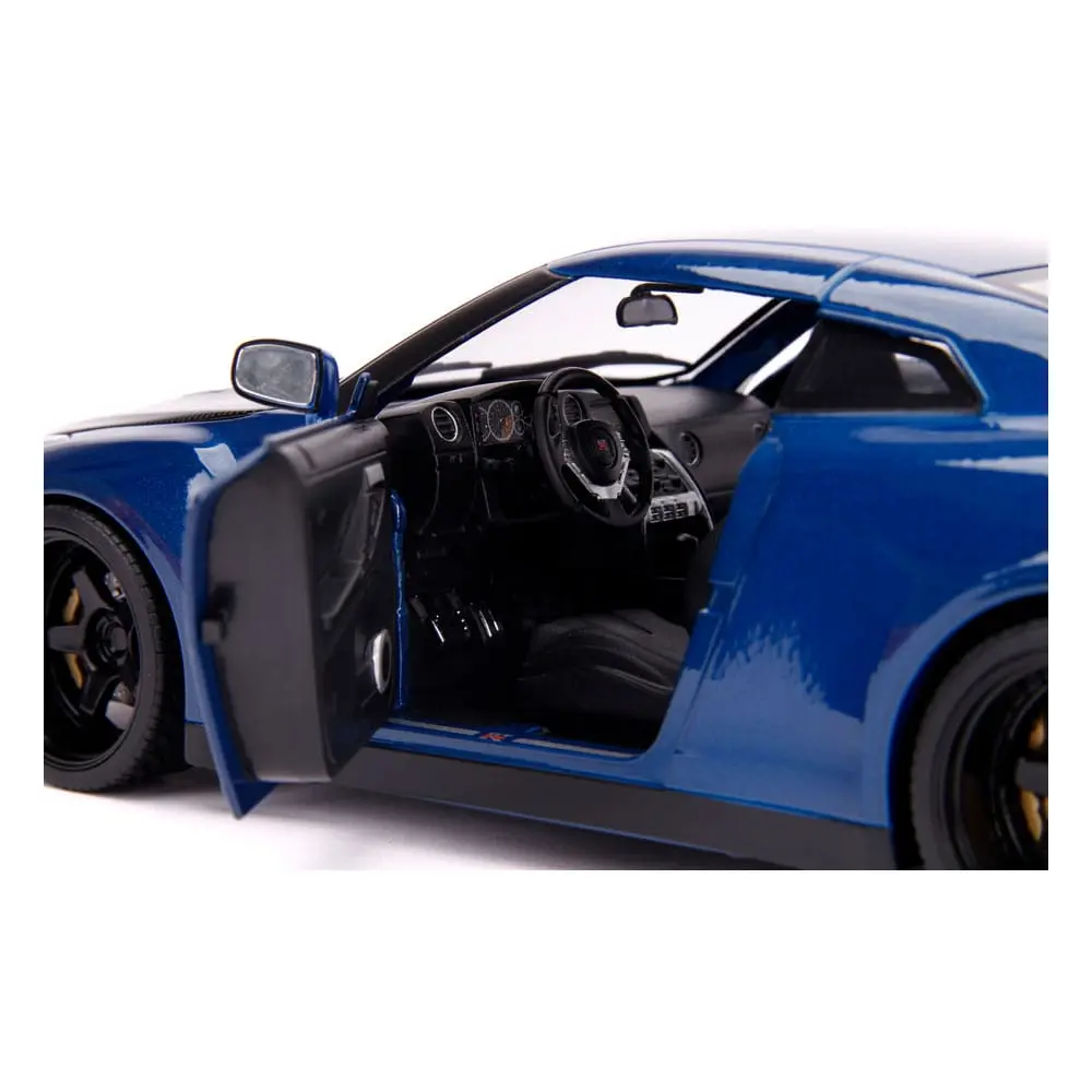 The Fast and Furious Diecast Model Hollywood Rides 1/18 2009 Nissan Skyline GT-R R35 with Brian Figur product photo