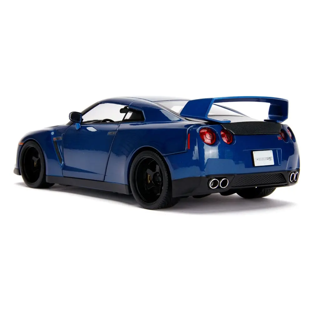 The Fast and Furious Diecast Model Hollywood Rides 1/18 2009 Nissan Skyline GT-R R35 with Brian Figur product photo