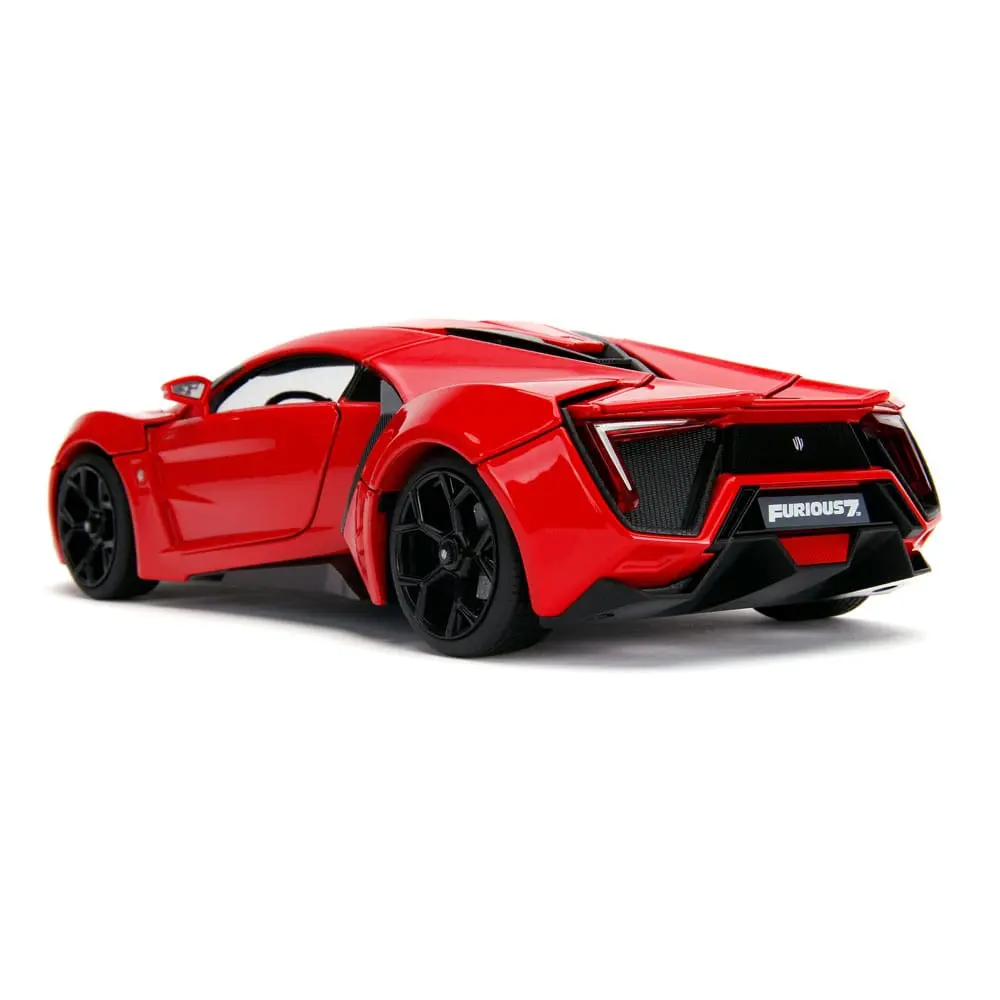The Fast and Furious Diecast Model Hollywood Rides 1/18 Lykan Hypersport with Dom Figur product photo