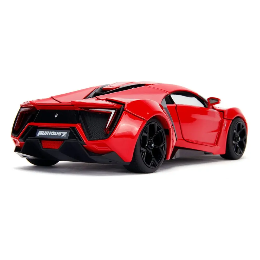 The Fast and Furious Diecast Model Hollywood Rides 1/18 Lykan Hypersport with Dom Figur product photo
