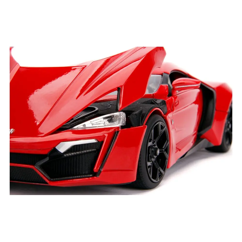 The Fast and Furious Diecast Model Hollywood Rides 1/18 Lykan Hypersport with Dom Figur product photo