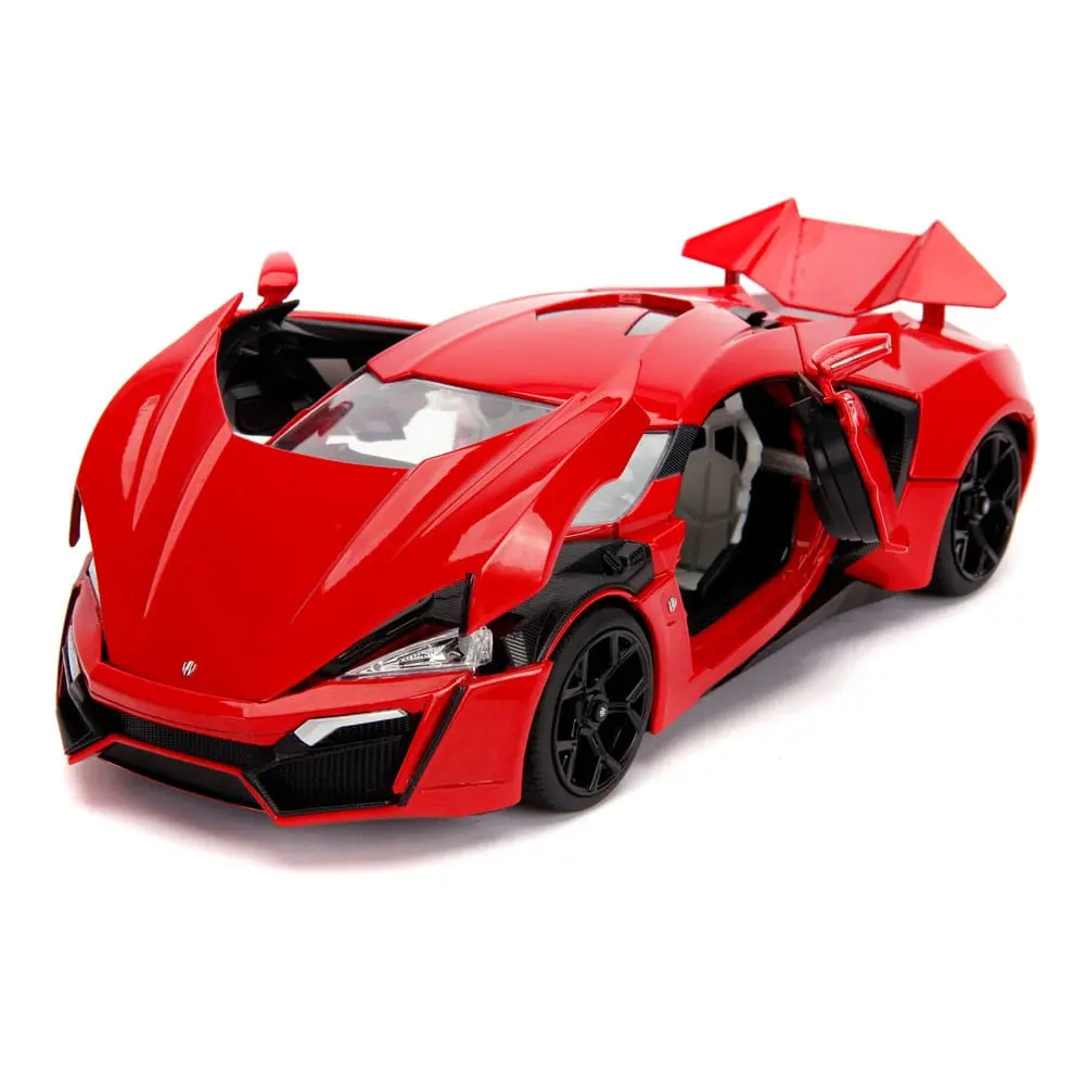 The Fast and Furious Diecast Model Hollywood Rides 1/18 Lykan Hypersport with Dom Figur product photo