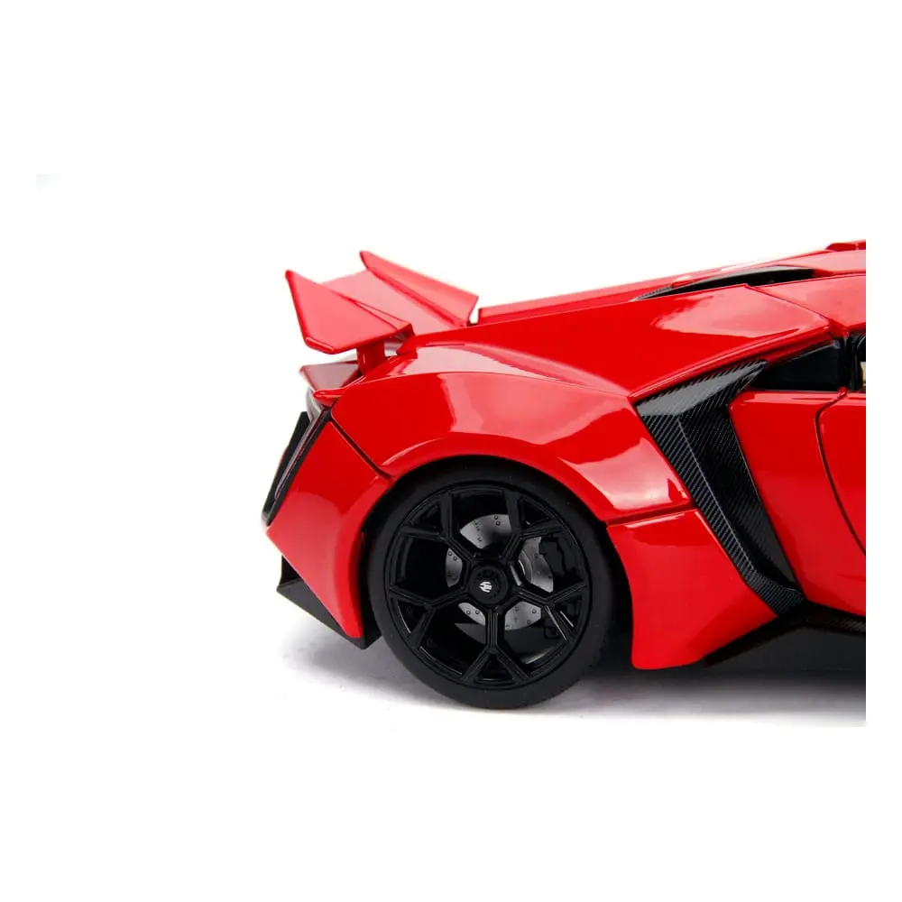 The Fast and Furious Diecast Model Hollywood Rides 1/18 Lykan Hypersport with Dom Figur product photo
