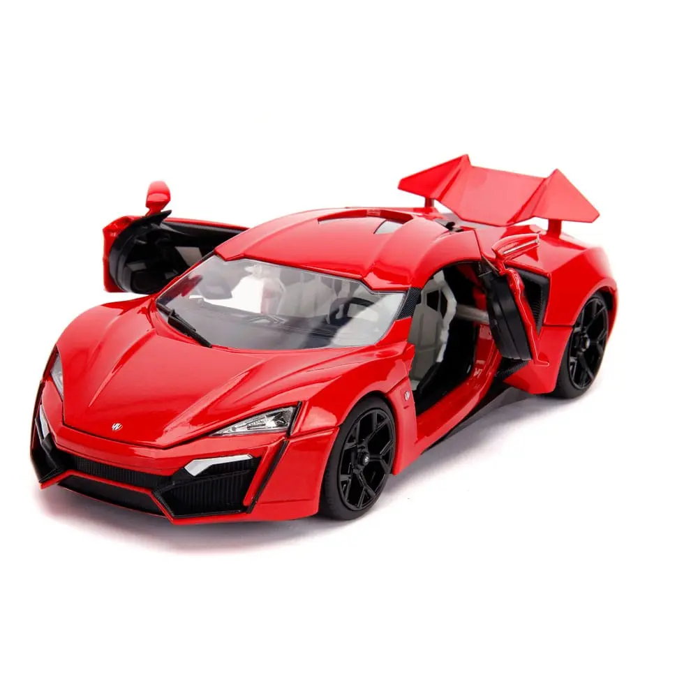 The Fast and Furious Diecast Model Hollywood Rides 1/18 Lykan Hypersport with Dom Figur product photo