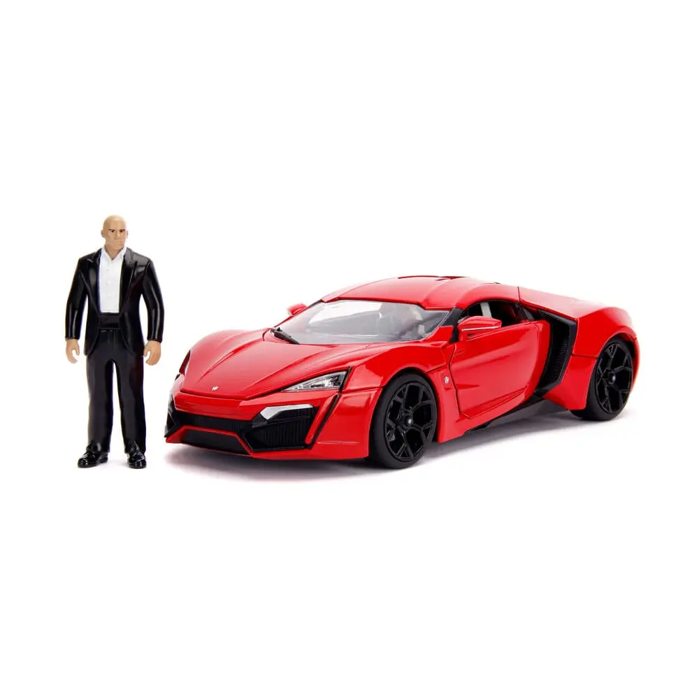 The Fast and Furious Diecast Model Hollywood Rides 1/18 Lykan Hypersport with Dom Figur product photo