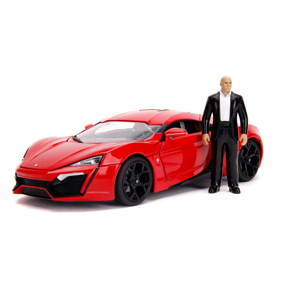 The Fast and Furious Diecast Model Hollywood Rides 1/18 Lykan Hypersport with Dom Figur product photo