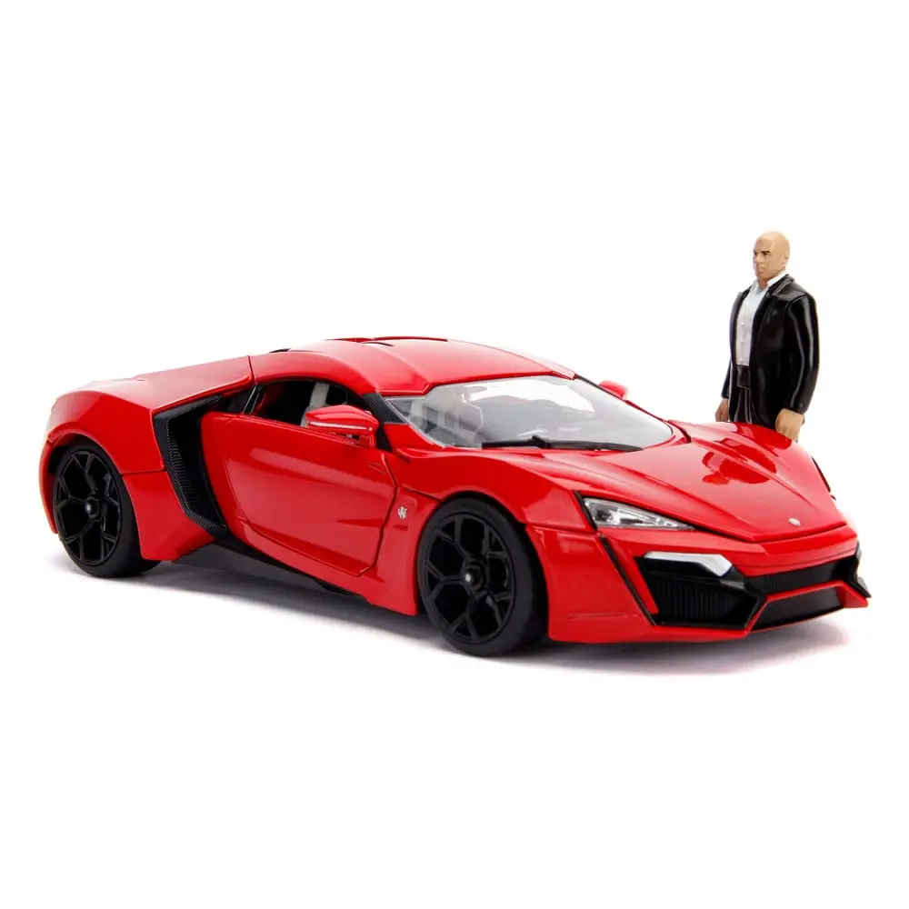 The Fast and Furious Diecast Model Hollywood Rides 1/18 Lykan Hypersport with Dom Figur product photo