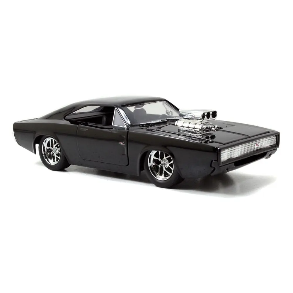 The Fast and Furious Diecast Model Hollywood Rides 1/24 1970 Dodge Charger with Dom Toretto Figur product photo