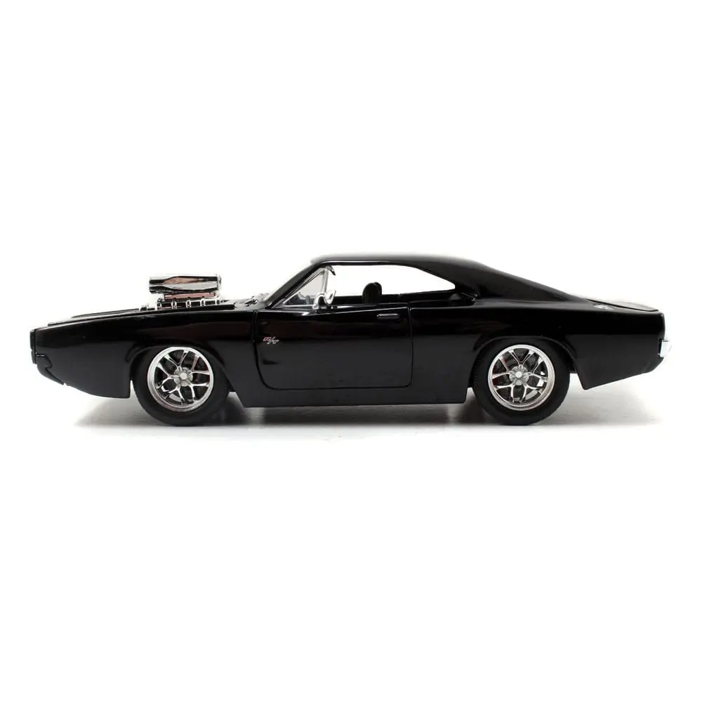 The Fast and Furious Diecast Model Hollywood Rides 1/24 1970 Dodge Charger with Dom Toretto Figur product photo