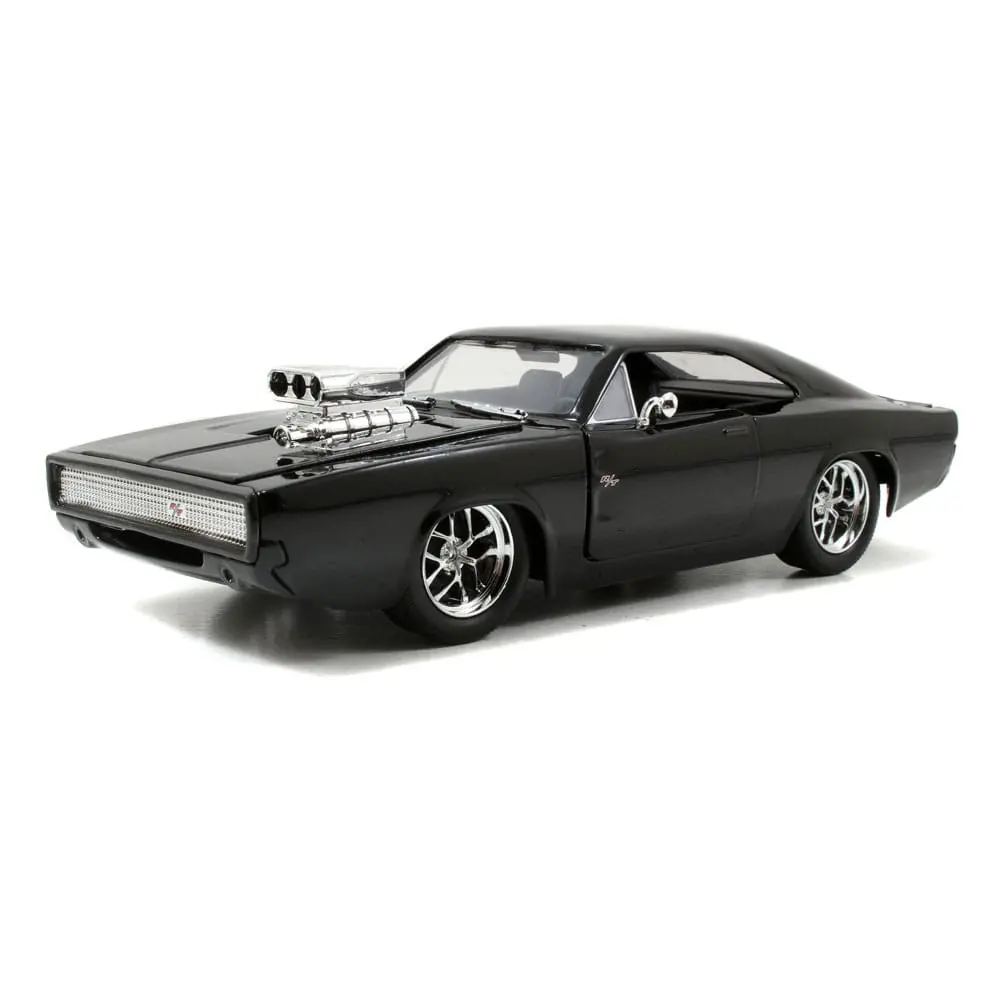 The Fast and Furious Diecast Model Hollywood Rides 1/24 1970 Dodge Charger with Dom Toretto Figur product photo