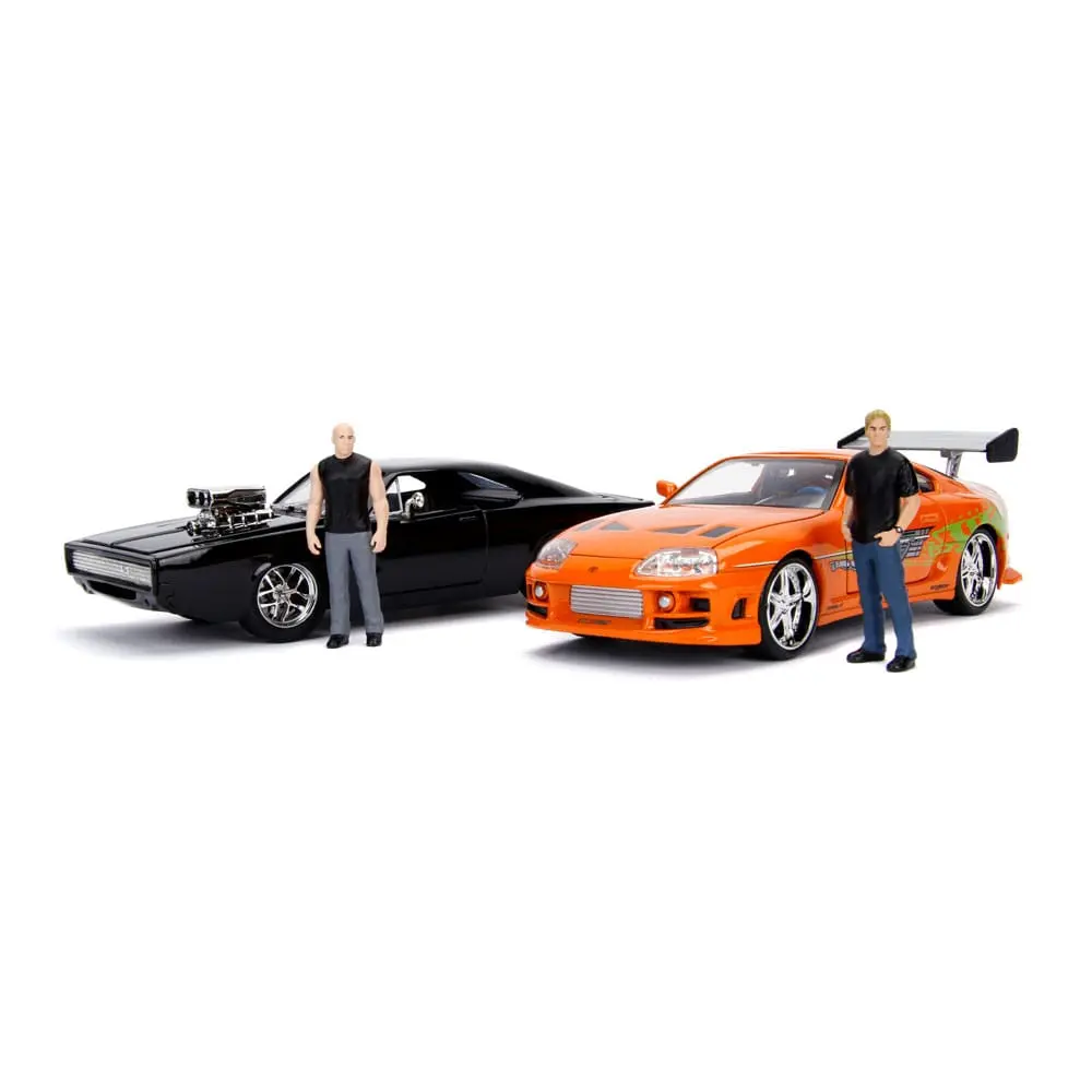 The Fast and Furious Diecast Model Hollywood Rides 1/24 1970 Dodge Charger with Dom Toretto Figur product photo