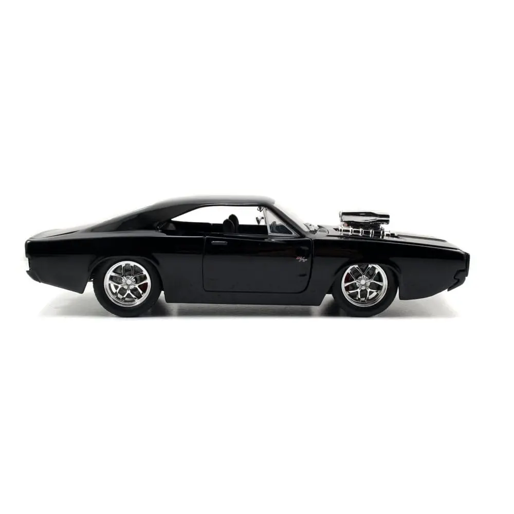 The Fast and Furious Diecast Model Hollywood Rides 1/24 1970 Dodge Charger with Dom Toretto Figur product photo